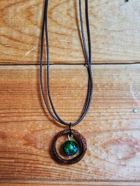Oak Ring Necklace